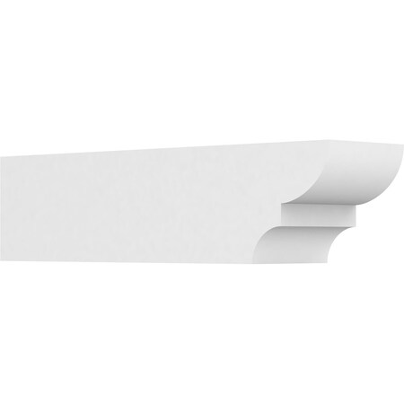 Ekena Millwork Standard Ridgewood Architectural Grade PVC Rafter Tail, 6"W X 6"H X 24"L RFTP06X06X24RID